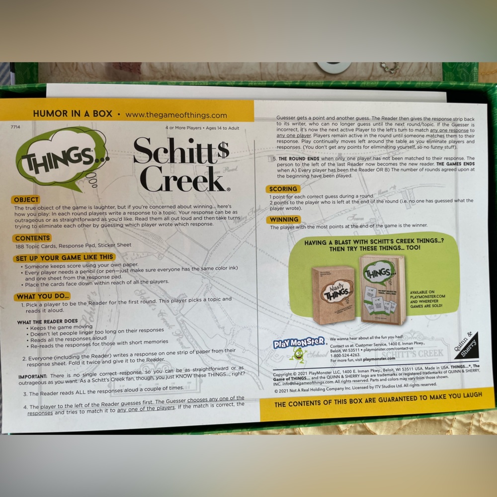 Schitt’s Creek Game of Things - Picture 5 of 6